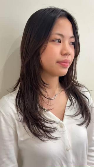 レイヤーカット
大人カジュアルなレイヤースタイル
スタイリングも簡単なのでおすすめです!