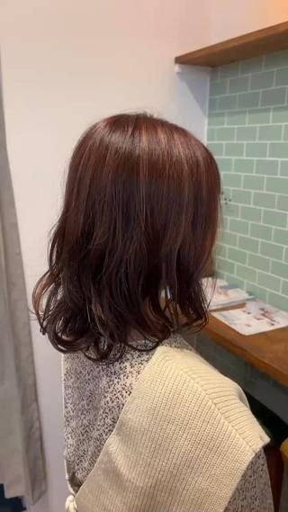 コテ巻き風パーマ