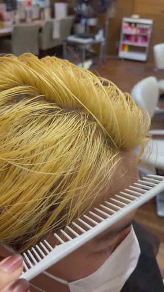 ブリーチも良い感じ
このメンズの方、強いんです 