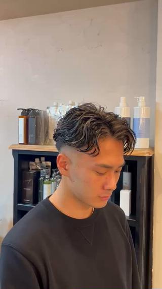 ショート カラー パーマ メンズ特化🔥 RYOSUKEのヘアスタイル