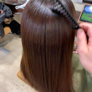 ロング パーマ 縮毛矯正/山根勇平 /完全マンツーマンのヘアスタイル