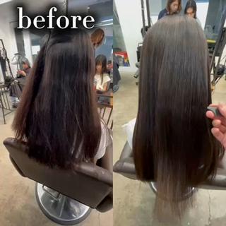 ロング 井上 健斗のヘアスタイル