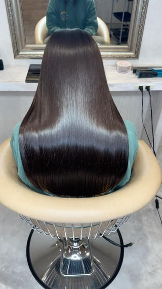 ロング パーマ 江崎 靖弘のヘアスタイル