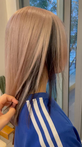 ブリーチカラー×インナーカラー 