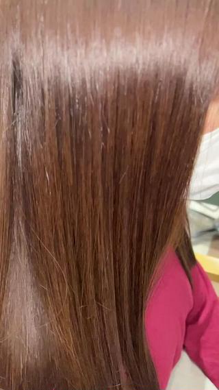 ロング カラー パーマ 髪質進化系へ 💇‍♀️Yasuのヘアスタイル