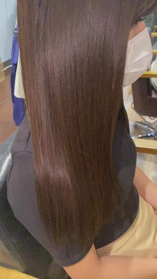 ロング カラー パーマ 髪質進化系へ 💇‍♀️Yasuのヘアスタイル