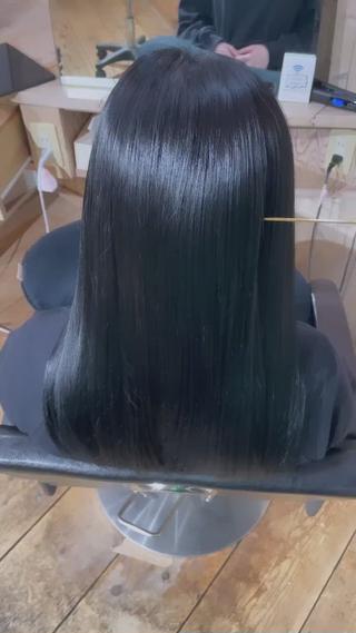 ロング パーマ 髪質改善 水野のヘアスタイル