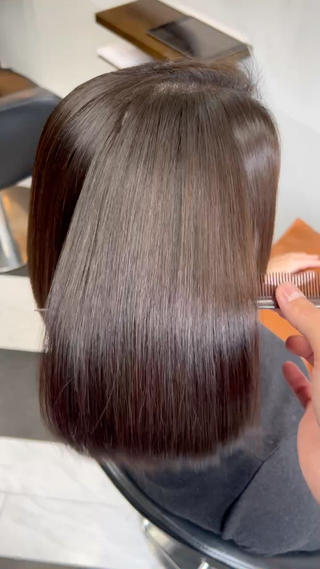 乾かしただけの仕上がり［御茶ノ水/神保町/髪質改善/縮毛矯正/酸熱トリートメント］ 