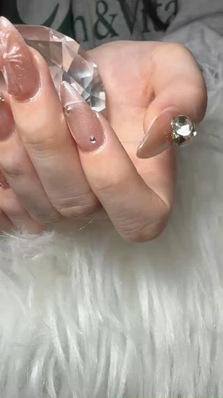 ネイル 銀河_ Chan nailsのネイルデザイン