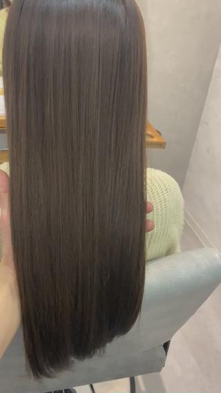 セミロング blue ブルーのヘアスタイル