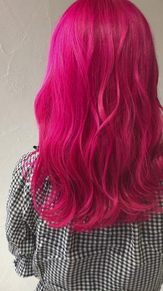 高発色なピンクカラー 