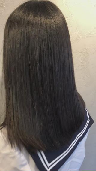 セミロング カラー ベイリコルド　アトリ 店長　宮城一真のヘアスタイル