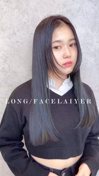 ロング カラー 大人レイヤー×艶髪 小久保　春暁のヘアスタイル