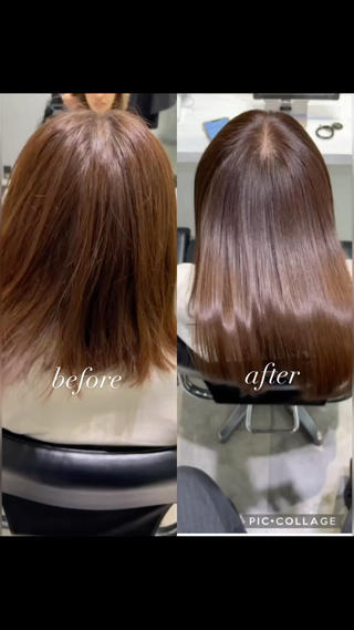 ミディアム 髪質改善特化 ミサワコウキのヘアスタイル