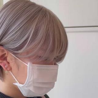 ショート カラー 髪質改善🌈縮毛矯正 荻原 達矢のヘアスタイル