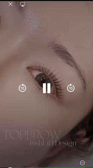 マツエク・マツパ TOP BROW 山内のマツエク・マツパデザイン