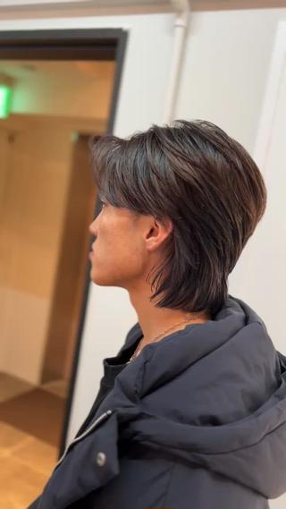 メンズカット/メンズヘア/マッシュウルフ/ウルフヘア/メンズパーマ/バレイヤージュ/西梅田／梅田/大阪 