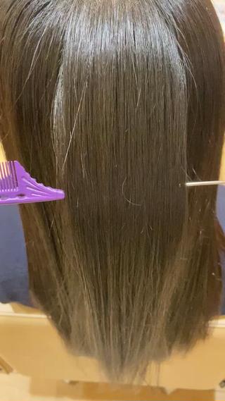 縮毛矯正＋トリートメントでうる艶ヘア️ 