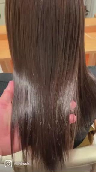 髪質改善ストレート