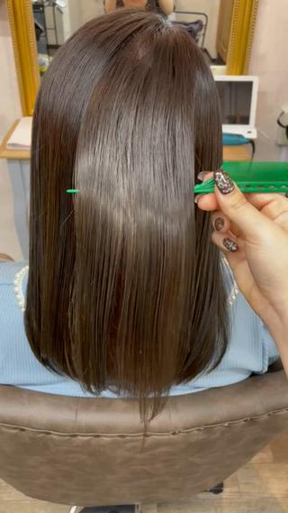 ミディアム 艶髪韓国レイヤー 🇰🇷✨小清水✨のヘアスタイル