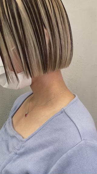 ショート カラー ヘアアレンジ TOMO GEEKS代表のヘアスタイル