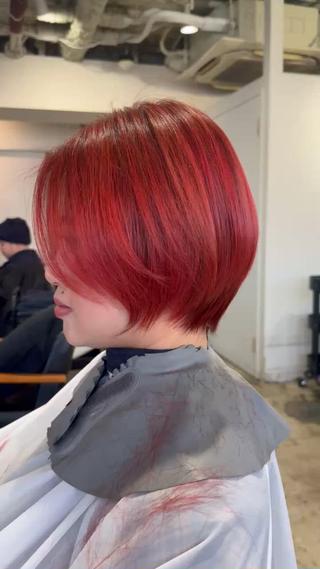 ショート 💫カットはなんでも 得意です✂️のヘアスタイル