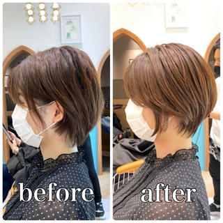 乾かすだけでまとまるショート 