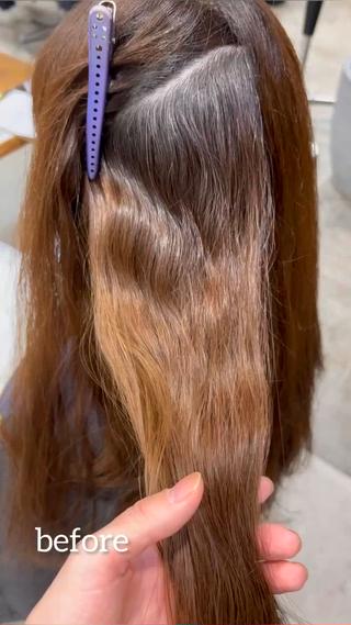 セミロング カラー パーマ 髪質改善/縮毛矯正 /DAIKIのヘアスタイル
