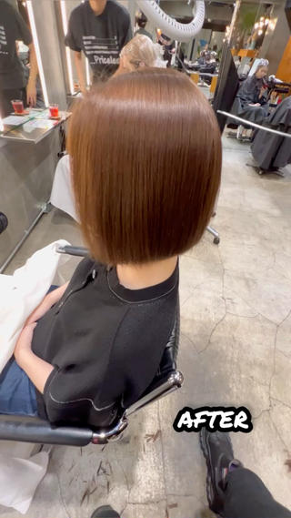 ショート カラー パーマ 髪質改善/縮毛矯正 /DAIKIのヘアスタイル