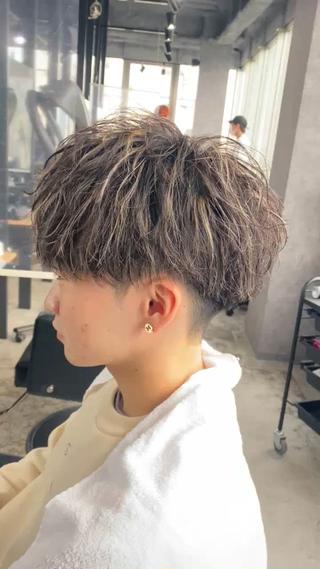 パーマ メンズ 渋谷/メンズパーマ 大岡拓海のヘアスタイル