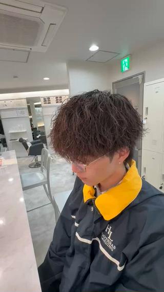 メンズカット×ソフトツイスト 