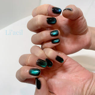 ブラック×グリーンマグネット 