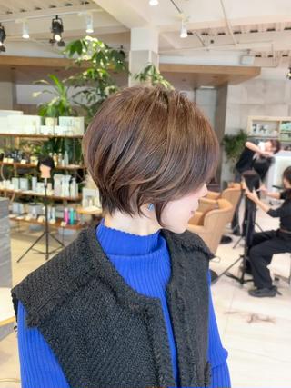 ショート 大人ショート特化/ カットモデル/表参道のヘアスタイル