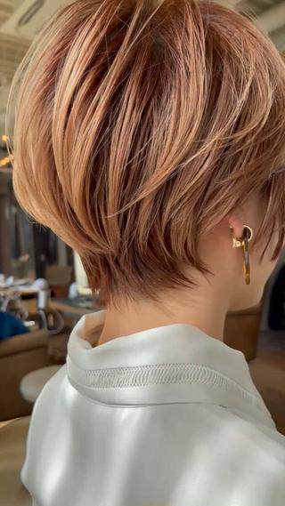 ショート 大人ショート特化/ カットモデル/表参道のヘアスタイル