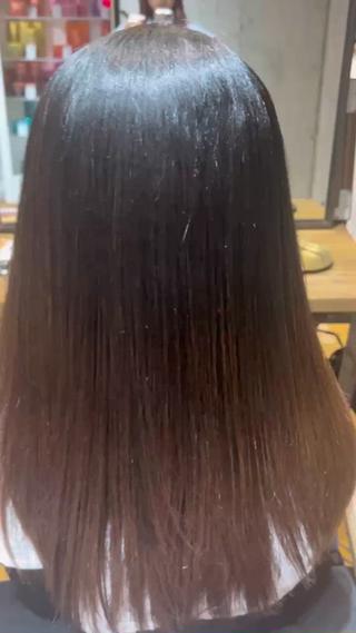 ロング 🦊カット/縮毛矯正 Rioのヘアスタイル