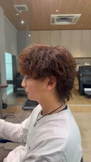ショート パーマ fifth天神パーマ メンズ特化/虎太郎のヘアスタイル