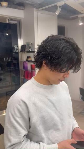 ショート パーマ fifth天神パーマ メンズ特化/虎太郎のヘアスタイル
