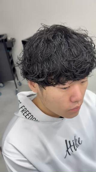 ショート パーマ メンズ メンズパーマ 龍雅💈のヘアスタイル