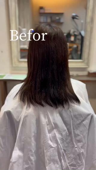 ロング GRANDE アオキのヘアスタイル