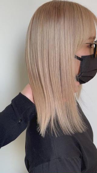 ブロンド　髪質改善 