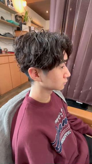 ショート パーマ 平井 智宏のヘアスタイル
