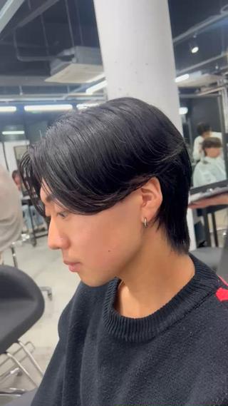 ショート パーマ メンズ 湖城 恵吾のヘアスタイル