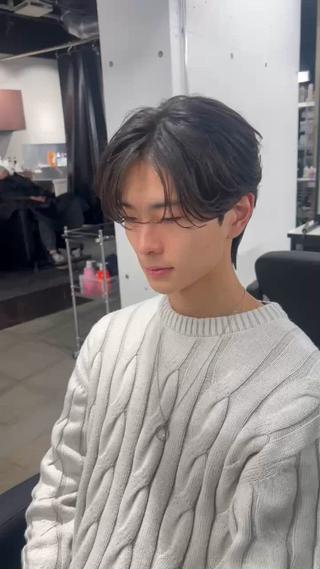 ミディアム メンズ 湖城 恵吾のヘアスタイル