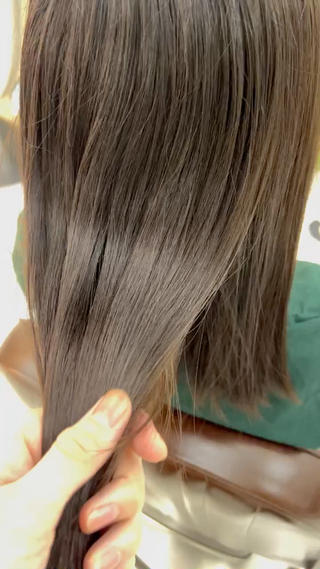 乾かすだけで簡単に艶がでます 