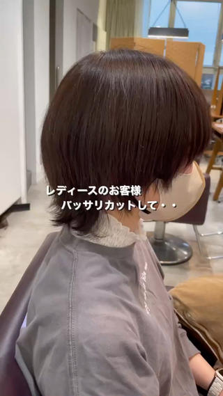 ショート パーマ YUTA短髪特化 フェザーパーマのヘアスタイル