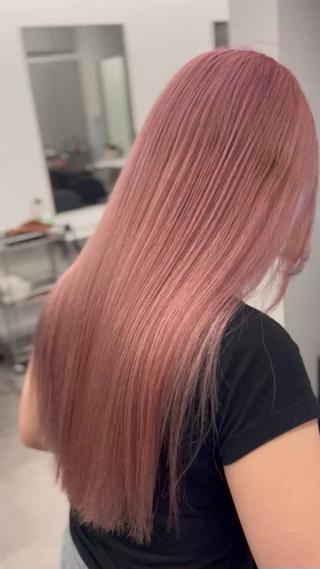 ロング 似合わせカラー ブリーチ/店長レンのヘアスタイル