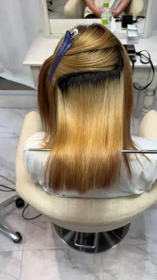 ハイブリーチ毛の縮毛矯正も毛髪診断をしっかりとさせていただいた上で、かけることができます！ 
