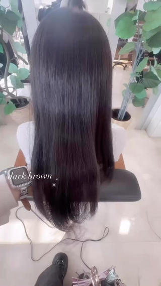 ロング カラー 韓国ガーリーヘア🎀 ／𝐦𝐨𝐞のヘアスタイル