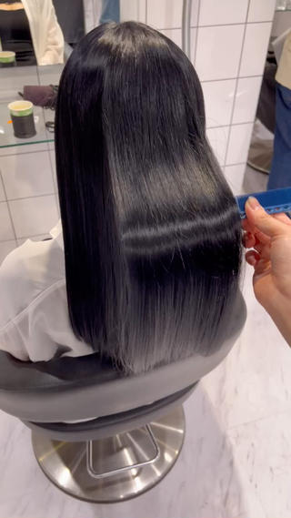 #透明感 #暗髪 #赤み消し #髪質改善 