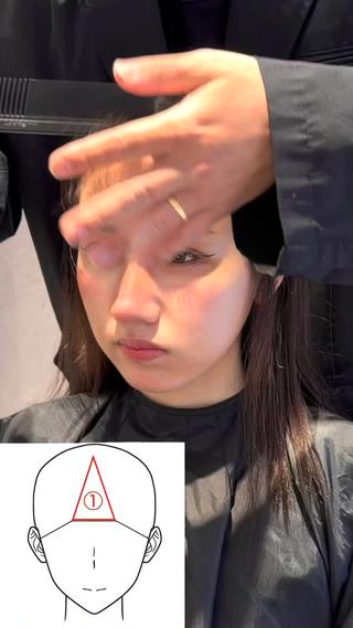 セミロング 映える顔まわり/前髪 特化 💗 ユキマのヘアスタイル